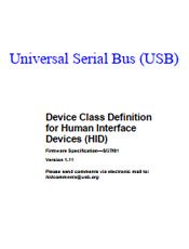 《Device Class Definition for Human Interface Devices (HID)》部分学习