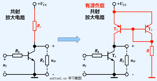 3.22 有源负载共射放大电路 - 图2